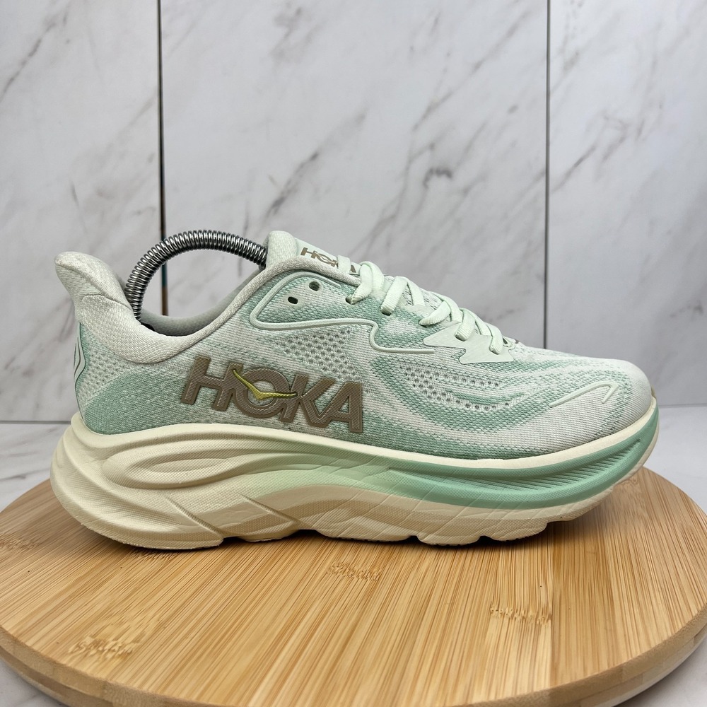Hoka Clifton 10 Womens Size 9.5 B Starlight Slate Blue Running Shoes 1162031 SJD